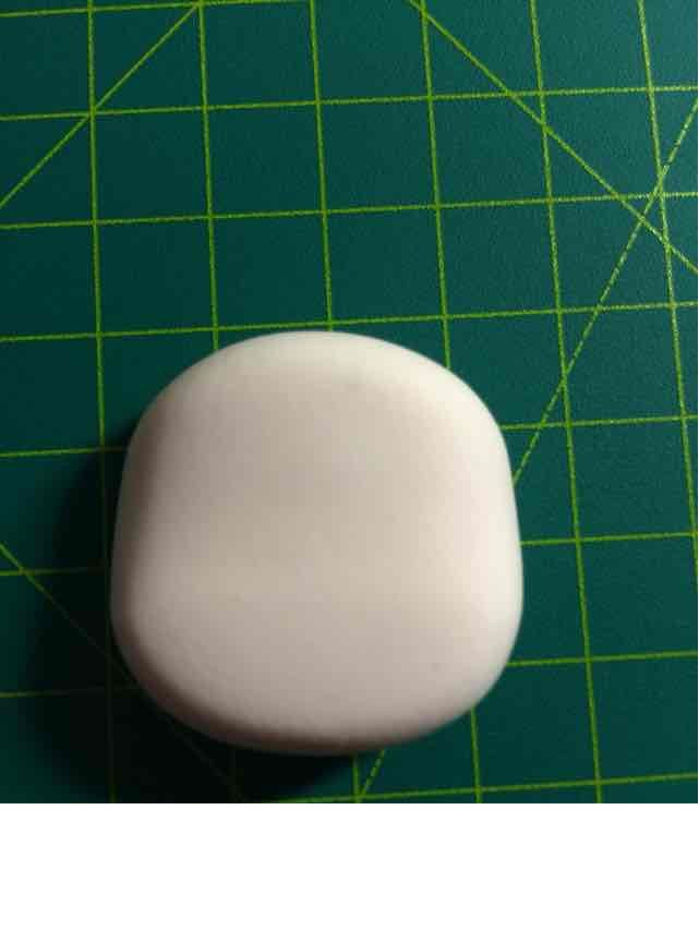 超轻粘土萌萌的鹿晗胸针的制作