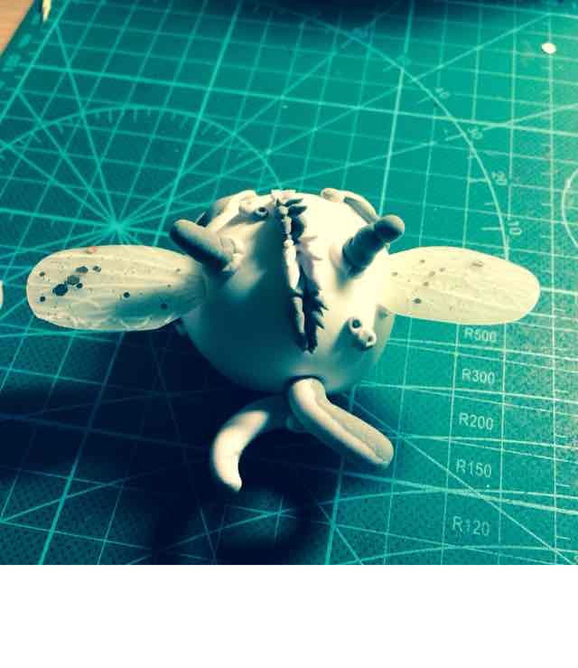 超轻粘土超丑小怪兽的制作