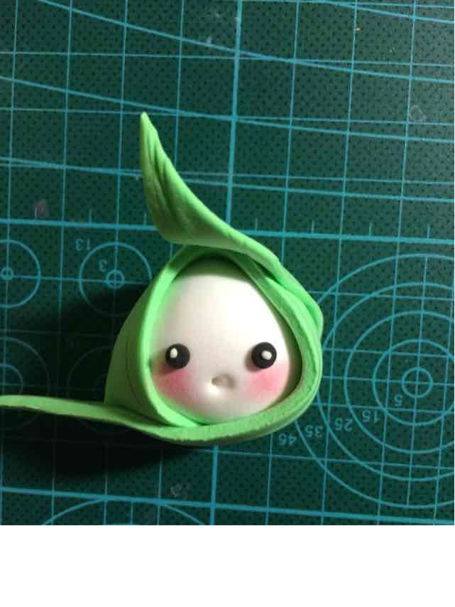 超轻粘土制作的可爱萌萌的小粽子