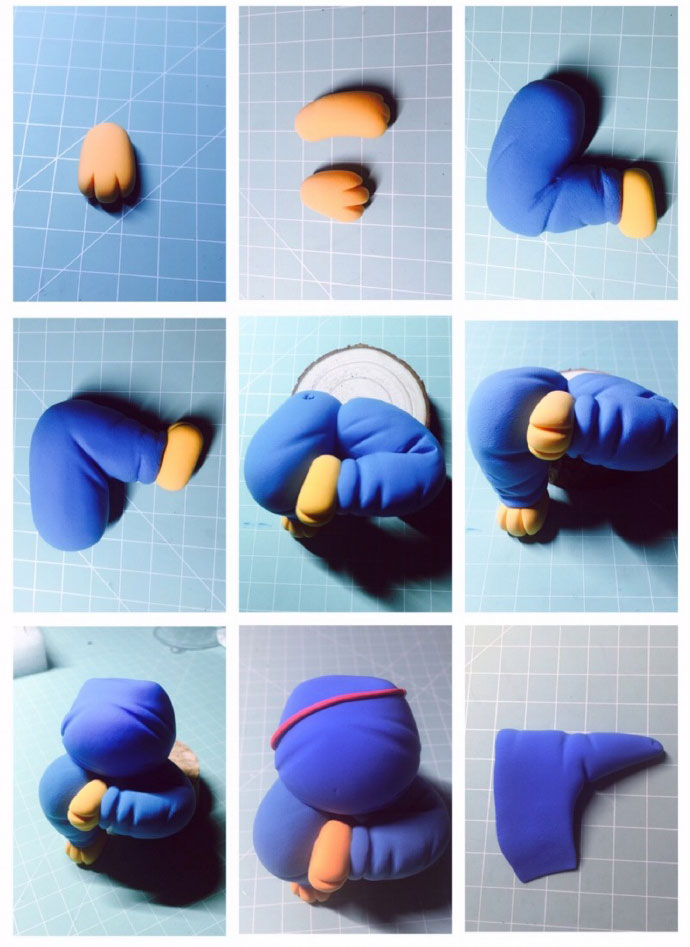 秋田犬神的粘土制作方法分享