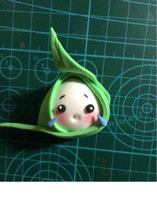 超轻粘土制作的可爱萌萌的小粽子