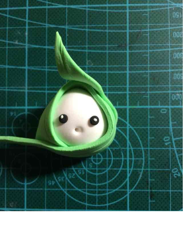 超轻粘土制作的可爱萌萌的小粽子