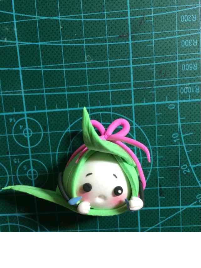 小粽子的彩泥橡皮泥制作教程图解