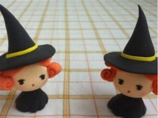 魔法女巫的彩泥橡皮泥制作教程图解