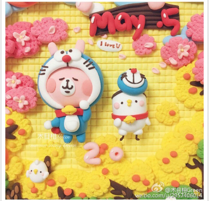 用粘土做出来的创意粘土画作品欣赏
