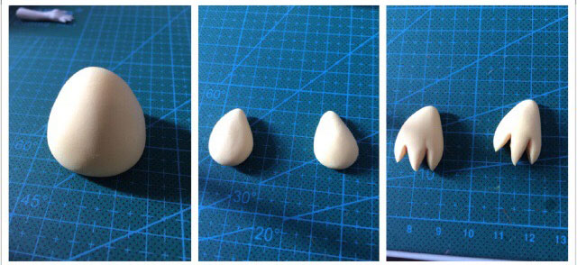 一只粘土的小鸡仔玩偶做法教学