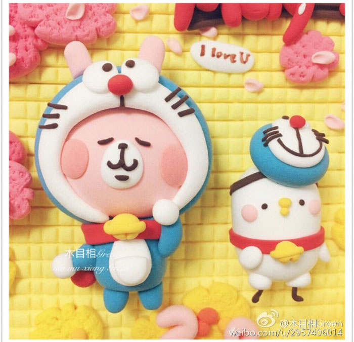 用粘土做出来的创意粘土画作品欣赏