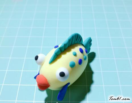 热带鱼的彩泥橡皮泥制作教程图解2