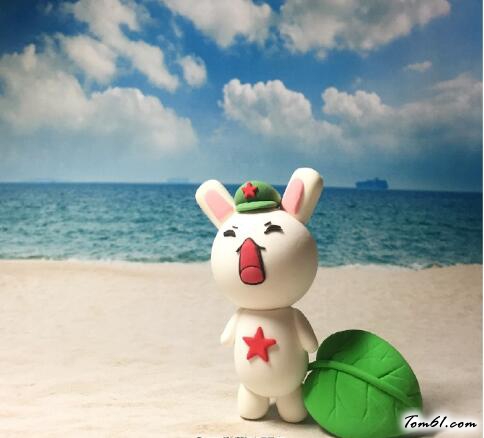 小兔子的彩泥橡皮泥制作教程图解