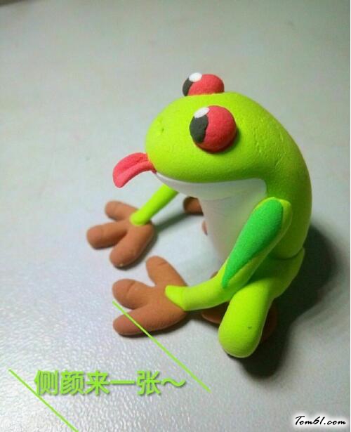 小青蛙4的彩泥橡皮泥制作教程图解