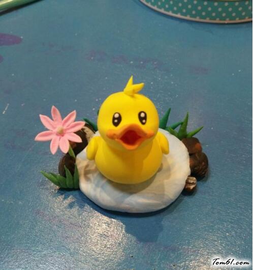 小黄鸭的彩泥橡皮泥制作教程图解