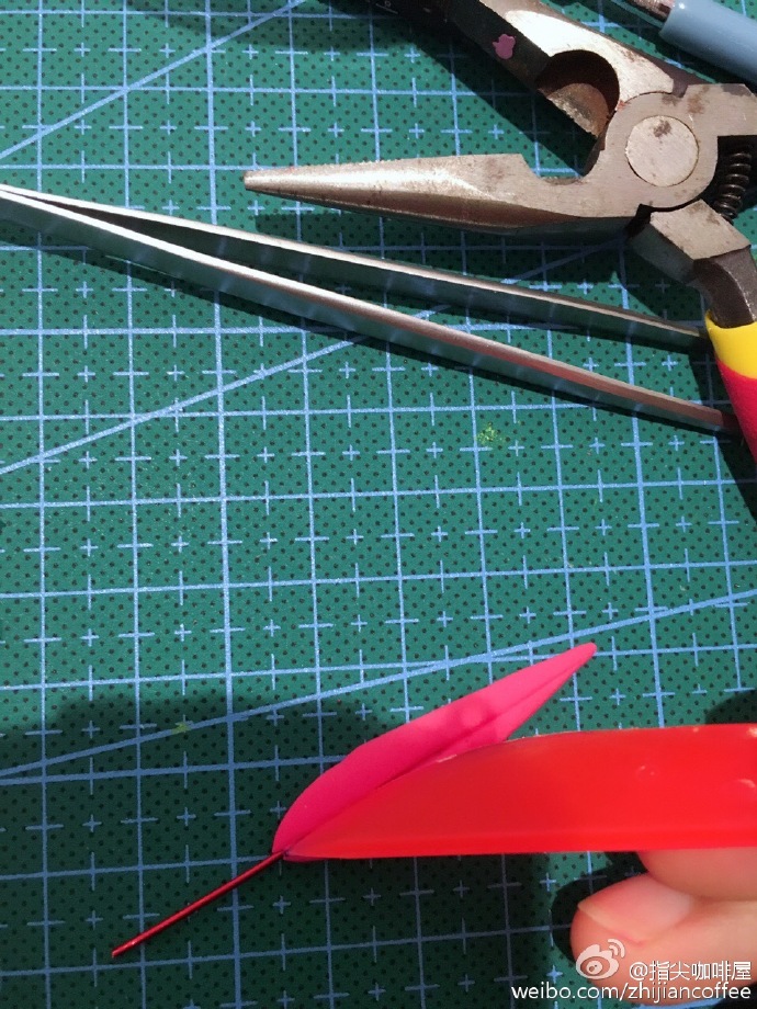 迷你的红色粘土肉肉做法