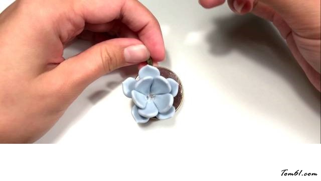 软陶多肉小拼项链的制作