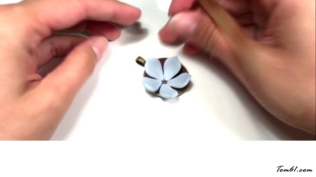 软陶多肉小拼项链的制作