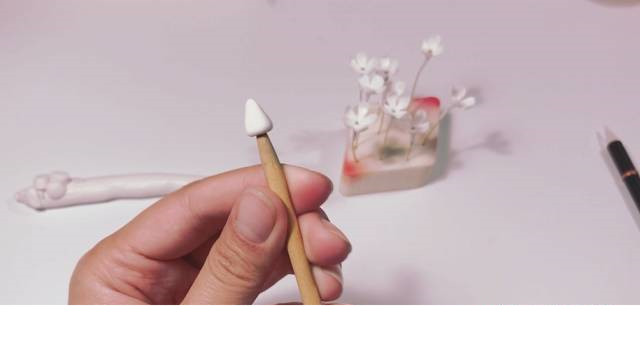 软陶迷你花束的制作