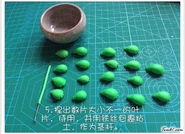 粘土的熊童子多肉植物教程做法