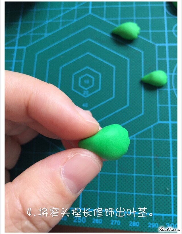 粘土的熊童子多肉植物教程做法