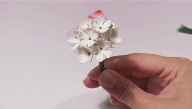 软陶迷你花束的制作