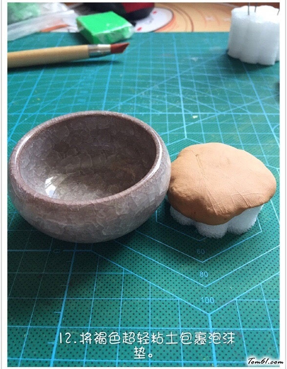 粘土的熊童子多肉植物教程做法