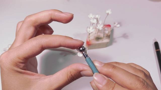 软陶迷你花束的制作