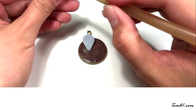 软陶多肉小拼项链的制作