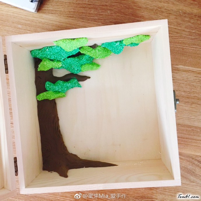 漂亮的蘑菇屋粘土小房子制作教程