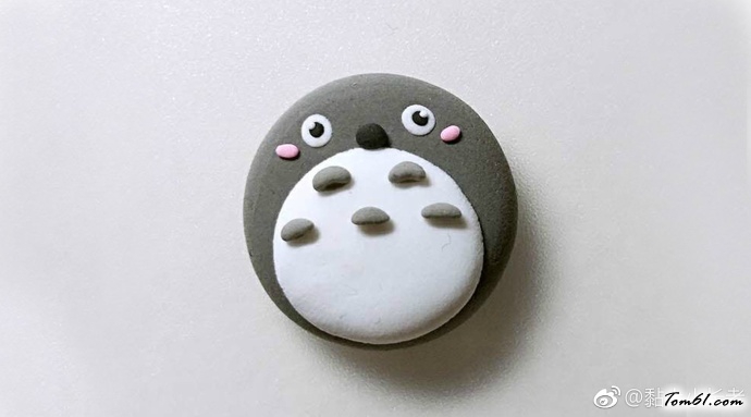 小龙猫的彩泥橡皮泥制作教程图解