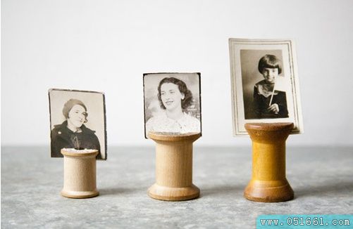 将原木线轴制作成相片夹图片3