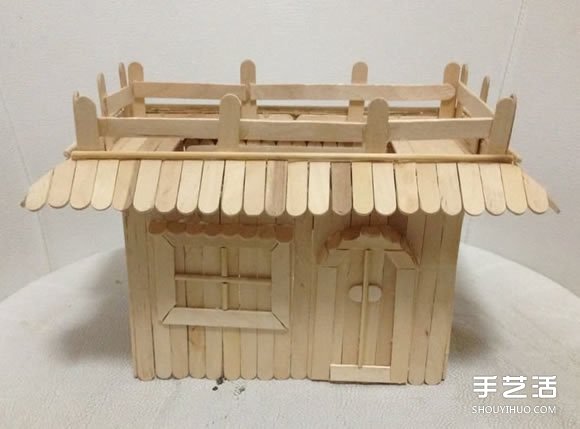 雪糕棒DIY之两层楼房图片5