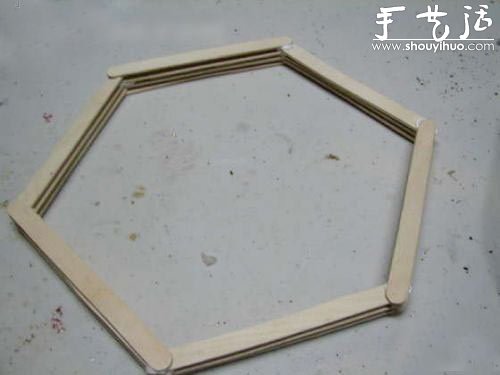 雪糕棒DIY之收纳盘图片3