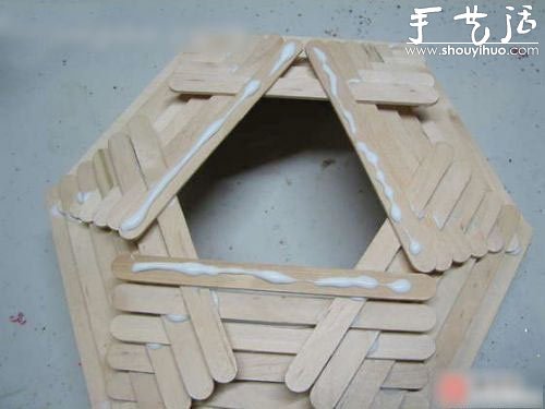 雪糕棒DIY之收纳盘图片5