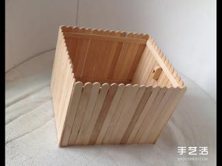 雪糕棒之两层楼房DIY废物利用的创意制作