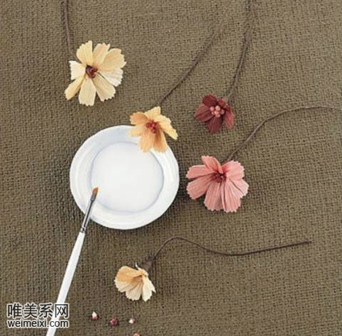 玉米材料DIY之花卉图片4