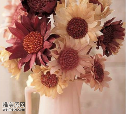 玉米材料DIY之花卉图片8