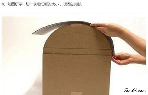纸箱制作玩具收纳箱的废物利用的创意制作图解教程图片4