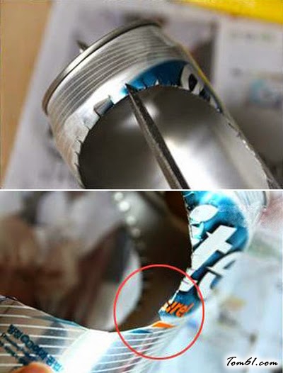 易拉罐吊兰花盆的废物利用的创意制作图解教程图片4 易拉罐吊兰花盆的废物利用的创意制作图解教程图片4