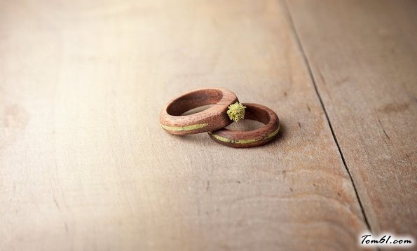 木雕戒指和项链的废物利用的创意制作图解教程图片4