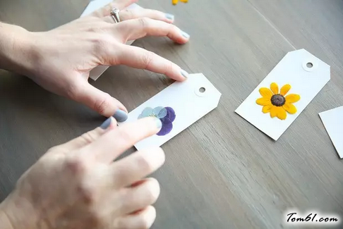 干花标签的废物利用的创意制作图解教程 图片3
