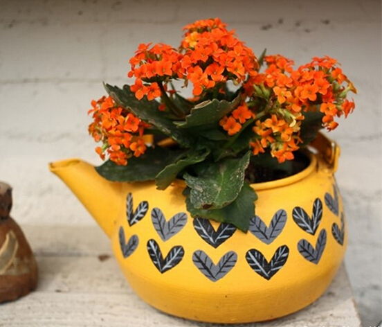 淘汰的烧水壶的废物利用的创意制作图解教