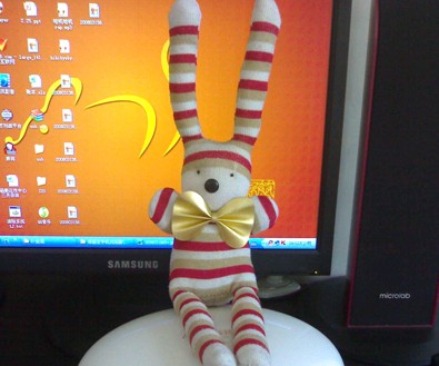 旧袜子的废物利用的创意制作图解教程