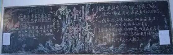 期末冲刺1-黑板报版面设计图