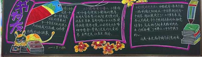 书为友读书-黑板报版面设计图