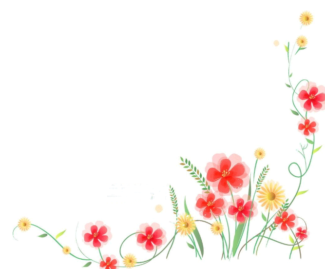 简单黑板报花边图案-花儿的嫁衣图片1