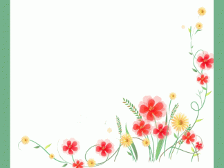 花儿的嫁衣-黑板报版面设计图