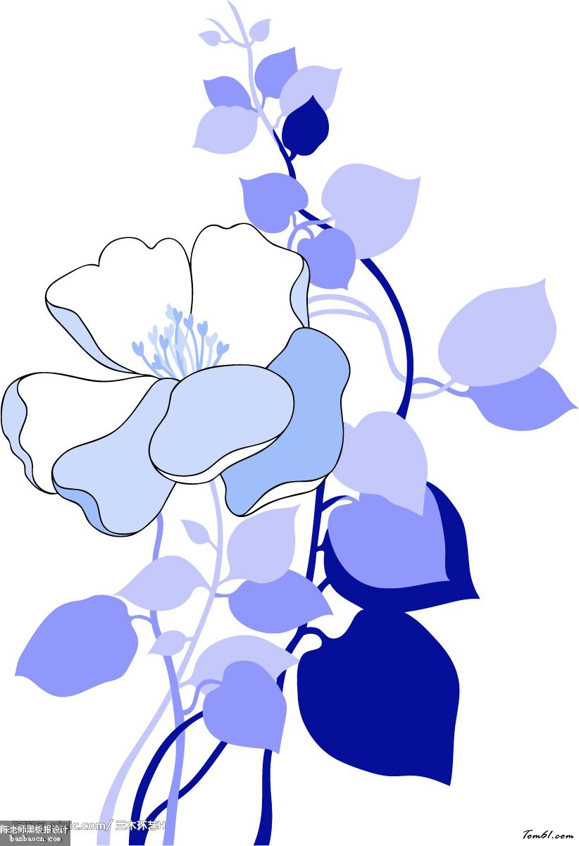 简单黑板报花边图案-有意境的花边图片1