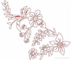 淡色小花边-黑板报版面设计图