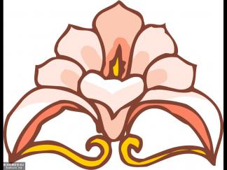 春天里的花朵-黑板报版面设计图