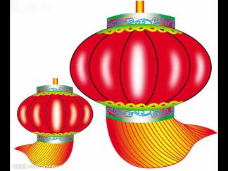 元宵灯展-黑板报版面设计图