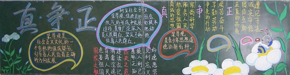 主题黑板报展示图片1