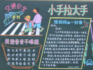 文明礼仪-黑板报版面设计图